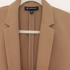 Camel Blazer Coatigan - Neutral Camel Tone by Inc. new